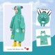 韩国儿童雨衣轻速干透气防暴雨男女幼儿园小童学生小孩书包雨披