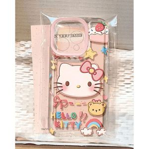 可爱凯蒂适用苹果iPhone16e手机壳新款15promax卡通14透明13/12mini软硅胶男女xr全包xs防摔7/8plus保护套