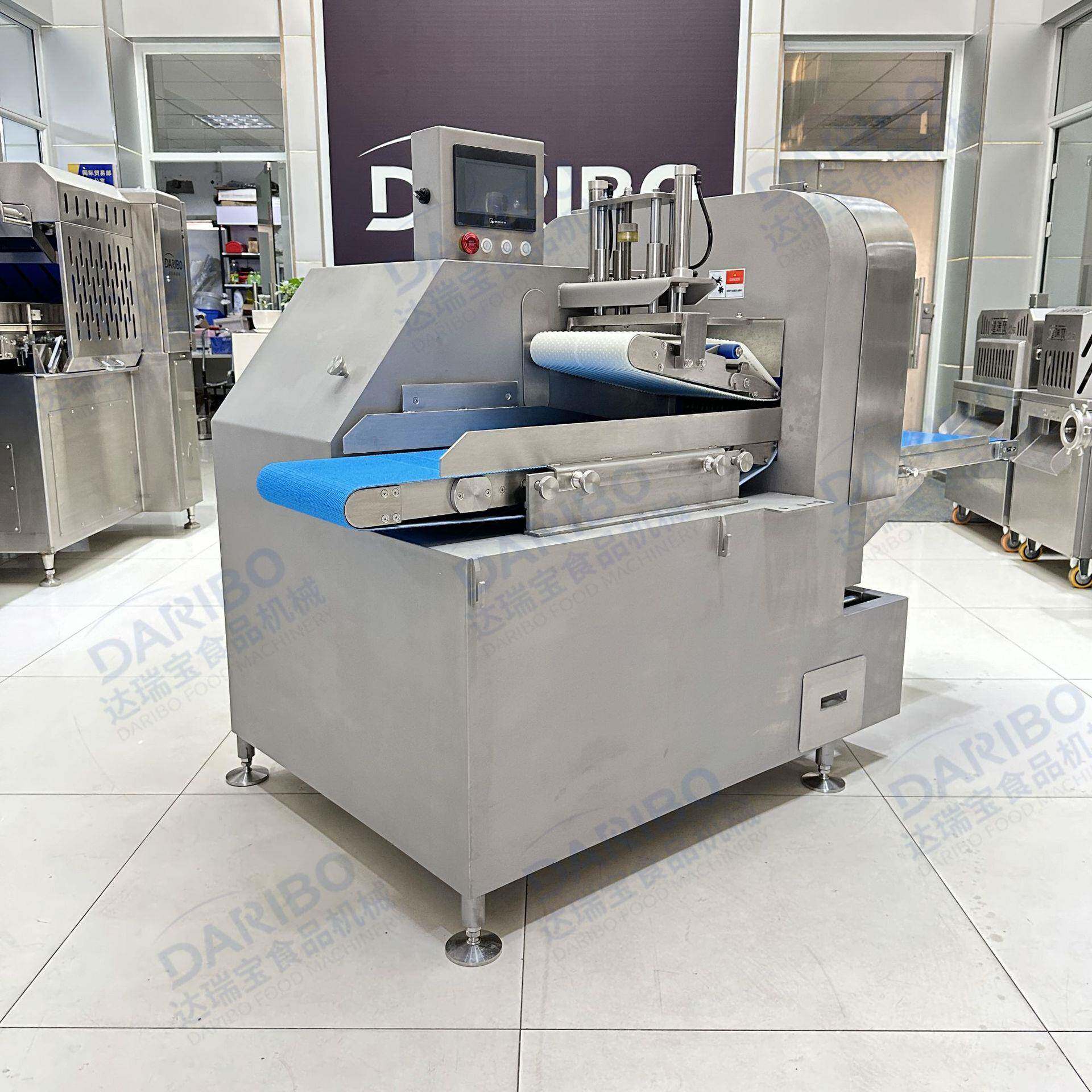 W熟牛肉切片切丁切粒设备 熟食肉切割片丝丁设备多功能熟肉切丁机