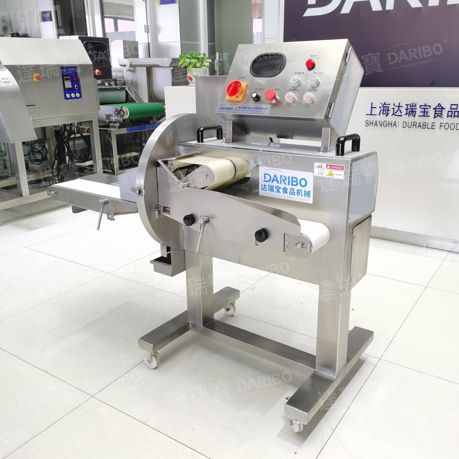 l达瑞宝120熟肉切片机 张飞卤肉酱牛肉切片设备 福建姜母鸭切块机