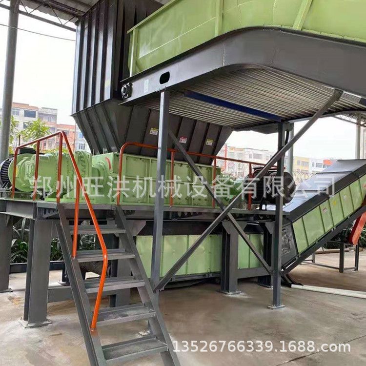 机头料撕碎机断桥铝铝合金钢筋铁片废铜彩钢瓦破碎机稻草捆撕碎机