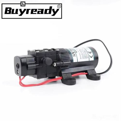 DC 12V 24V 20m 30m 40m升降隔膜泵隔膜真空泵微型农药水泵FL-22