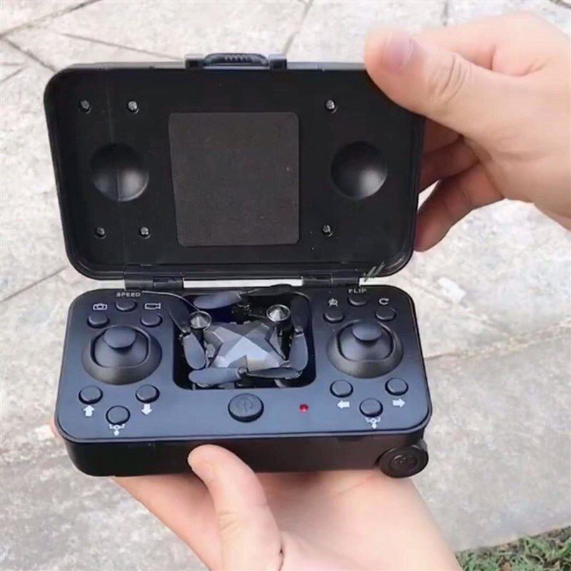 遥控小型飞行器无人机航拍高清专业4K玩具飞机学生V科技迷你折叠