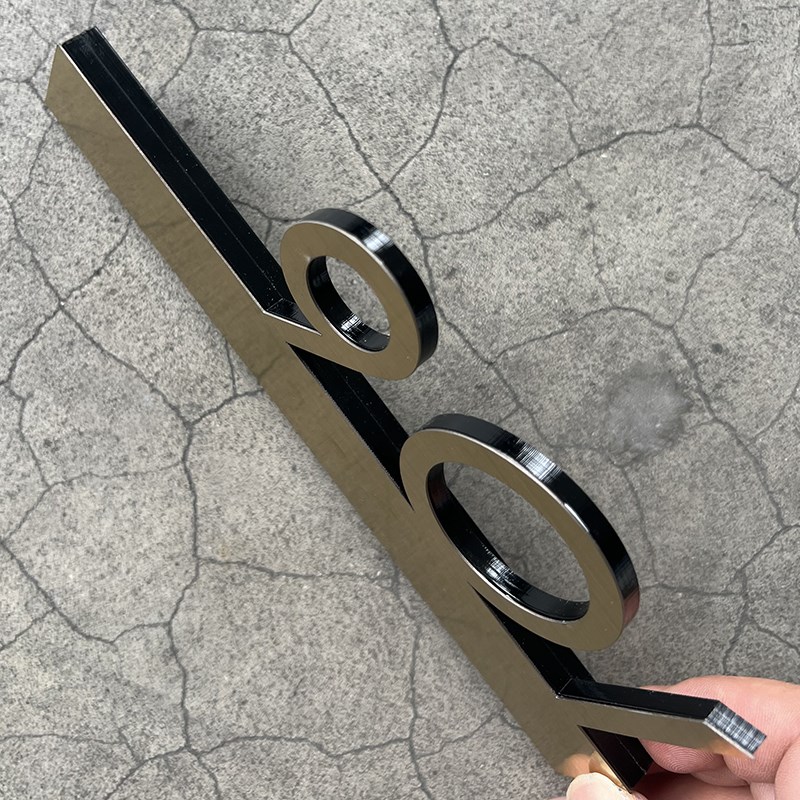 不锈钢门牌号码牌家用高级感轻奢创意个性定订制标识牌酒店包厢宿