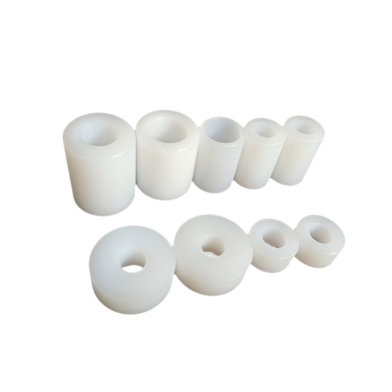尼龙棒空心套圆柱耐磨轴套管硬塑料圈增强垫片垫圈圆形加工定做