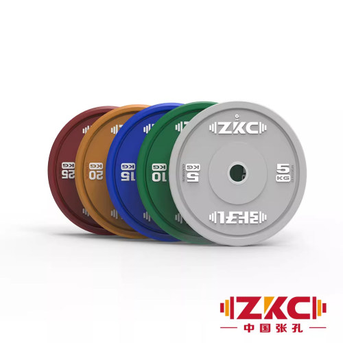 ZKC张孔-CR-KG彩色全胶杠铃片