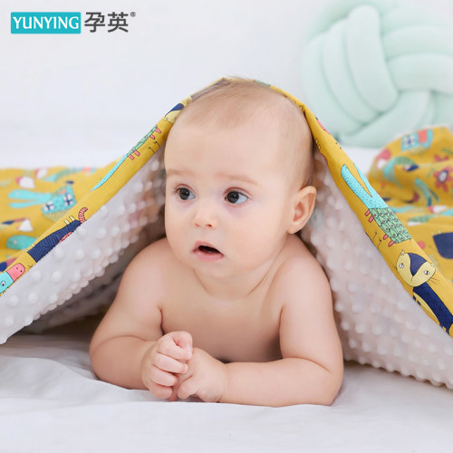 豆豆毯新生婴儿毛毯儿童小被y子宝宝盖毯春秋夏季四季夏季空调被