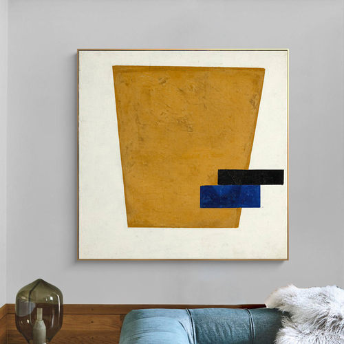 马列维奇a装饰画抽象现代客厅画几何艺术工业风挂画办公室走廊壁