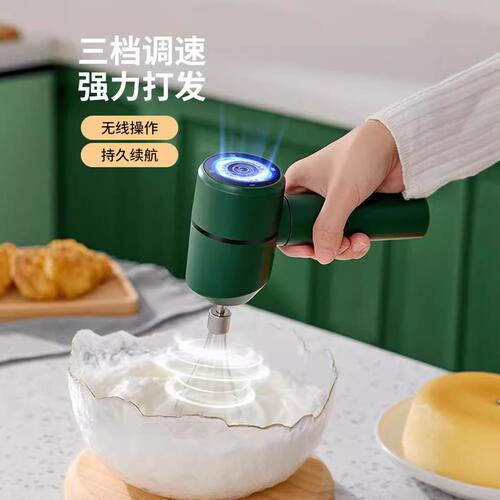 甄选电动打蛋器家用小型烘焙专用蛋糕手持奶油打发器鸡蛋搅拌神器