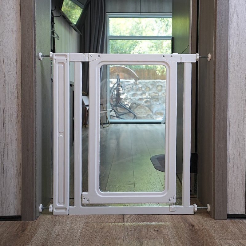 儿童安全挡门,防狗门,楼梯栅栏,宠物隔离挡板,门栅栏,透明防猫护