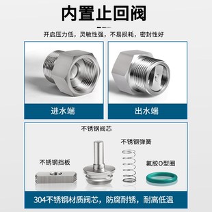 304不锈钢单向阀耐高温高压蒸汽止回阀气体液压机械逆止阀2346分