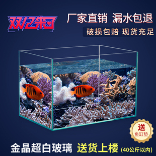 鱼缸水族箱金晶五线超白玻璃草缸龟缸客厅定制长方形生态造景海缸