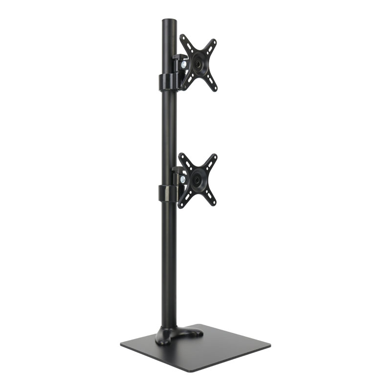 双屏显示器支架上下台式电脑万能升降增高架子桌面通用免打孔万向