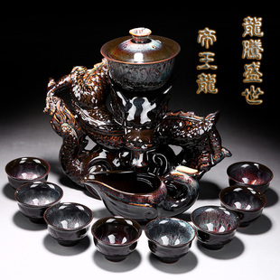 家用办公创意复古半全自动懒人茶壶功夫冲泡茶器 自动茶具茶杯套装