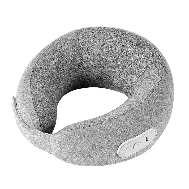 U型电动按摩枕家用颈椎颈肩家用护颈睡眠飞机出差车载便携旅行枕