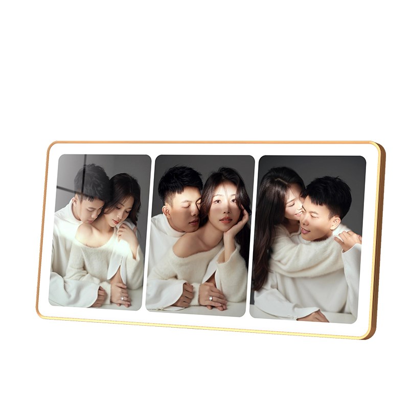 相框摆台照片定制打印加情侣相片做成高级感水晶摆件洗结婚照相册