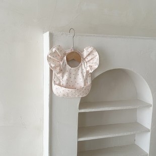 宝宝围兜防水防油防污婴儿饭食兜柔软不易褶皱围兜神器接菜能手