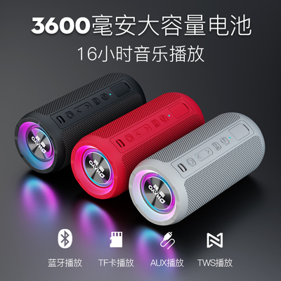 雷登X10 蓝牙音箱双喇叭3d环绕大功率音量超重低音炮手机网红无线