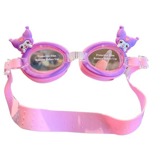 库洛米儿童泳镜男童女童卡通潜水镜可爱宝宝防水防雾高清游泳眼镜