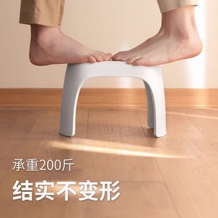 凳踩脚凳子 小凳子家用矮凳小板凳儿童塑料椅子门口懒角落进门换鞋