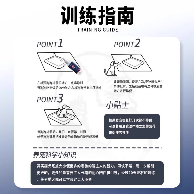 狗狗定点上厕所神器专研狗定点排便神器上厕所诱导剂大小便训练
