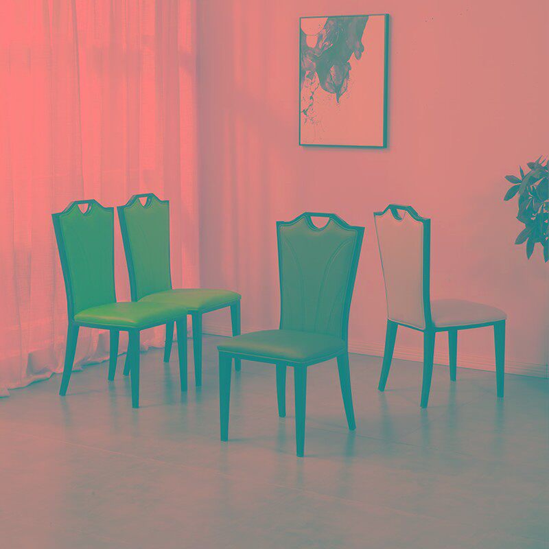 酒店餐椅现代简约包厢宴会主题餐厅家用火锅桌椅靠背铁艺饭店椅子