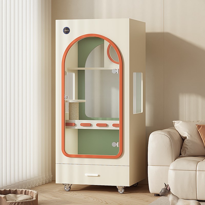 恒温猫别墅不占地智能猫柜带新风小户型猫笼子家用室内猫窝猫屋