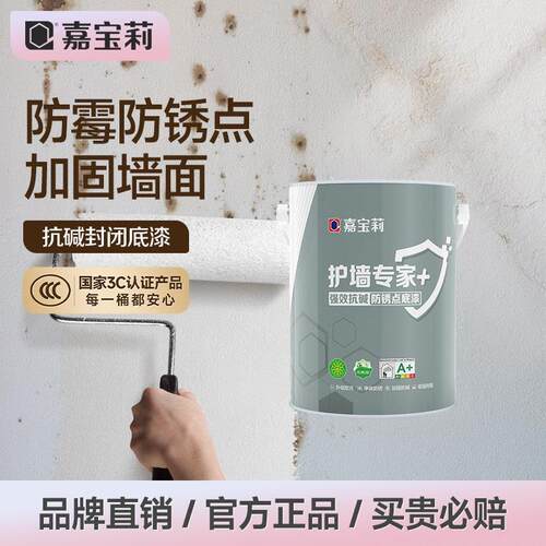 嘉宝莉净味乳胶漆室内家用涂料内墙抗碱护墙专家底漆增强附着力