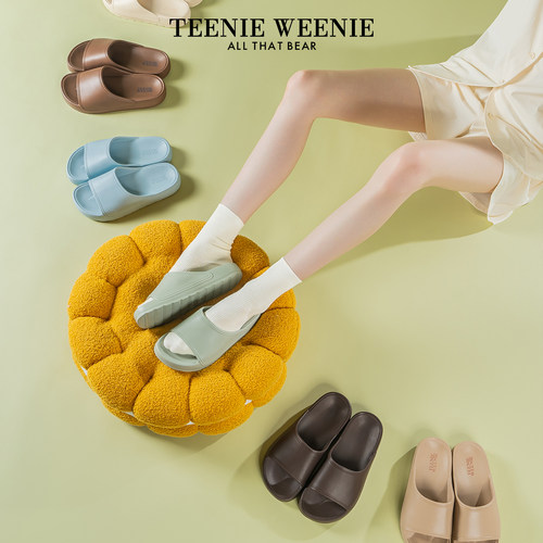 TeenieWeenie小熊凉拖鞋男女情侣