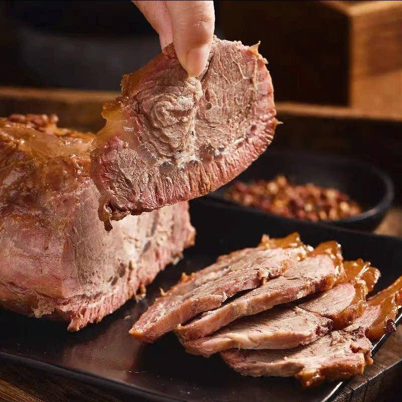 新货百家兴五香牛肉酱牛肉卤熟食开袋即食200g袋装酒店冷盘卤味商