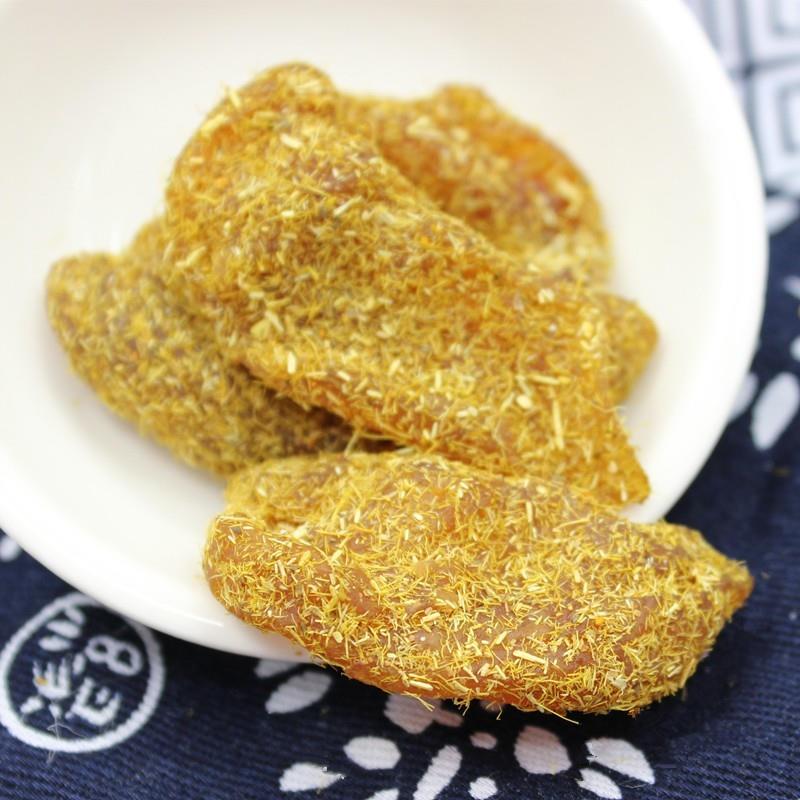 现货甘草桃肉500g袋装盐津水蜜桃干桃子条散装果脯蜜饯果干桃脯零