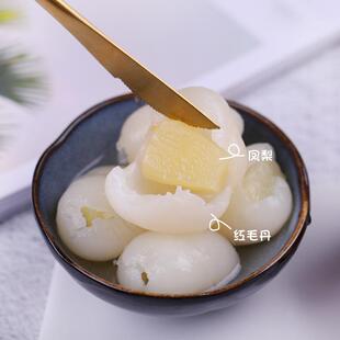 现货泰国原产台凤牌龙凤果红毛丹凤梨罐头菠萝果肉烘焙原料台湾批