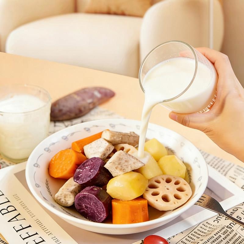 新货每日6种杂粮组合即食免蒸简餐紫薯芋头土豆健康早餐便携饱腹