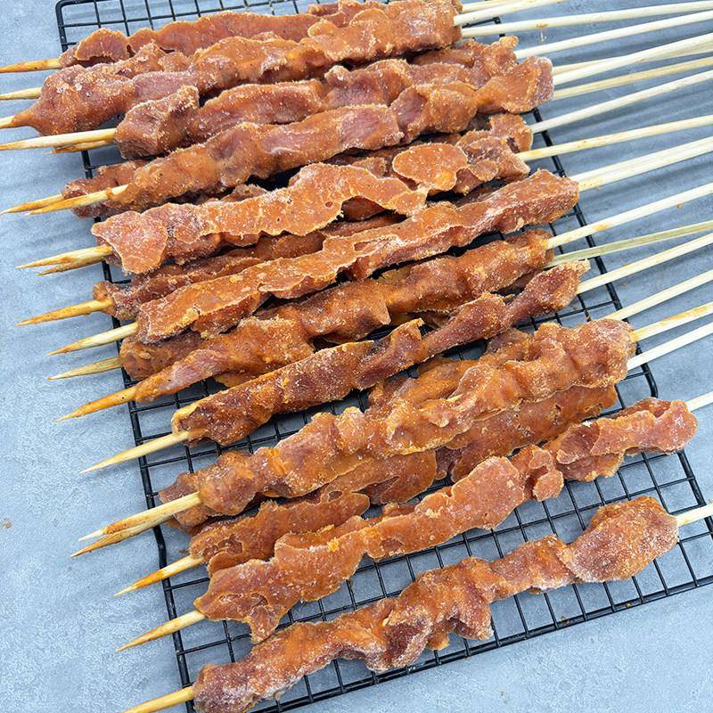 新货土耳其大肉串商用冷冻半成品美食节摆摊烧烤油炸食材鸭肉烤串