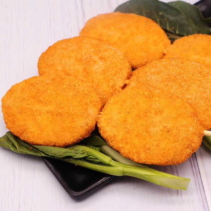 新货莲冠QQ大鸡排串商用半成品脆皮鸡肉排裹粉油炸小吃鸡胸肉排串