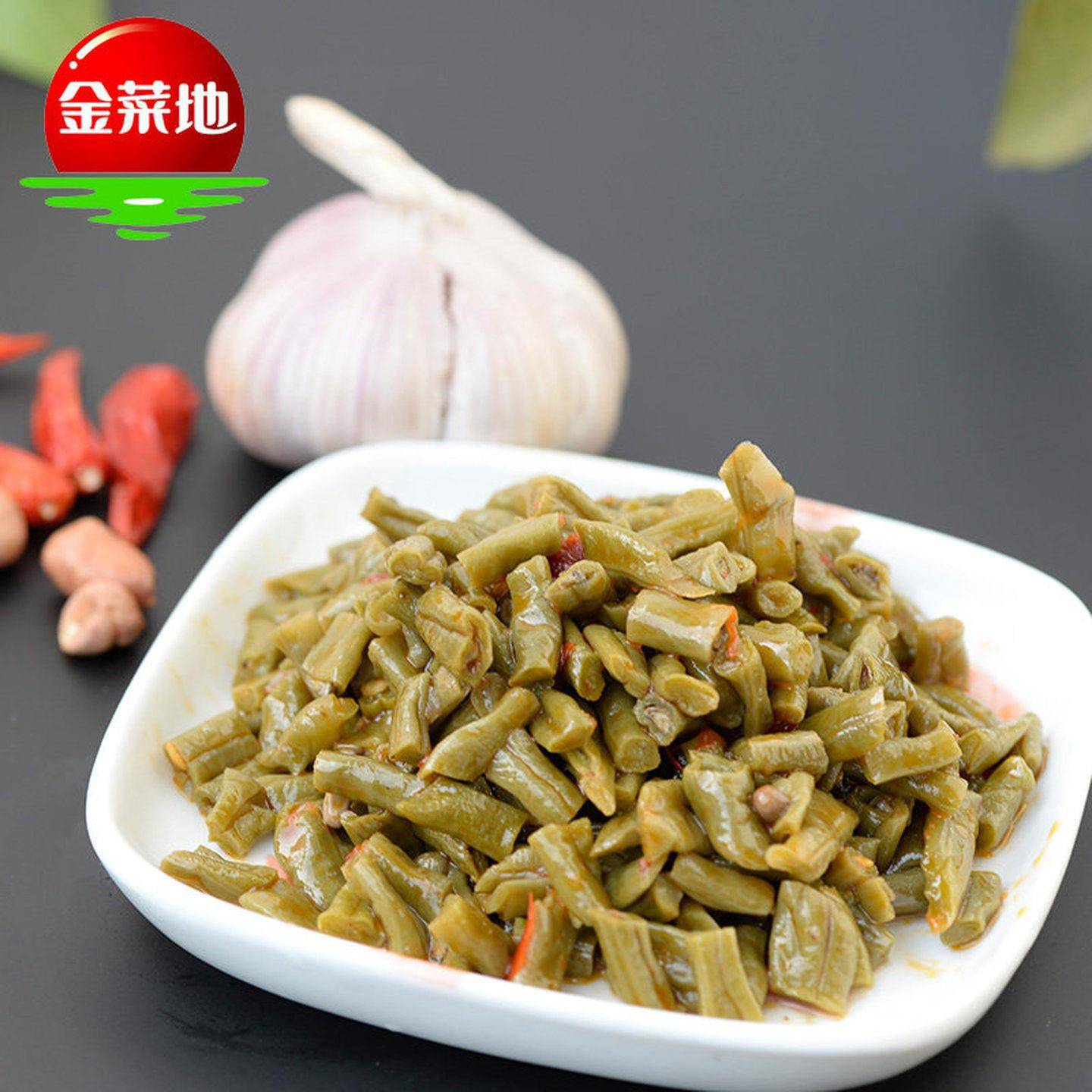 金菜地120g豇豆香辣酸豆角泡菜拌饭拌面佐餐配粥安徽特产厂家直销