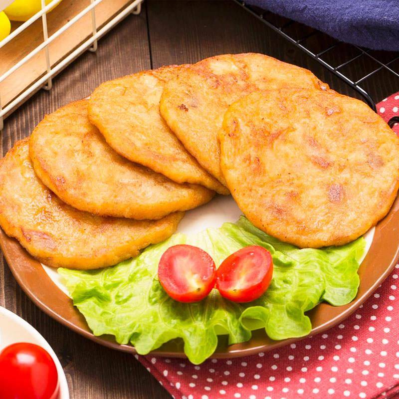 新货乐享奥尔良味肉排商用半成品鸡腿堡汉堡肉饼香煎鸡扒鸡排鸡胸