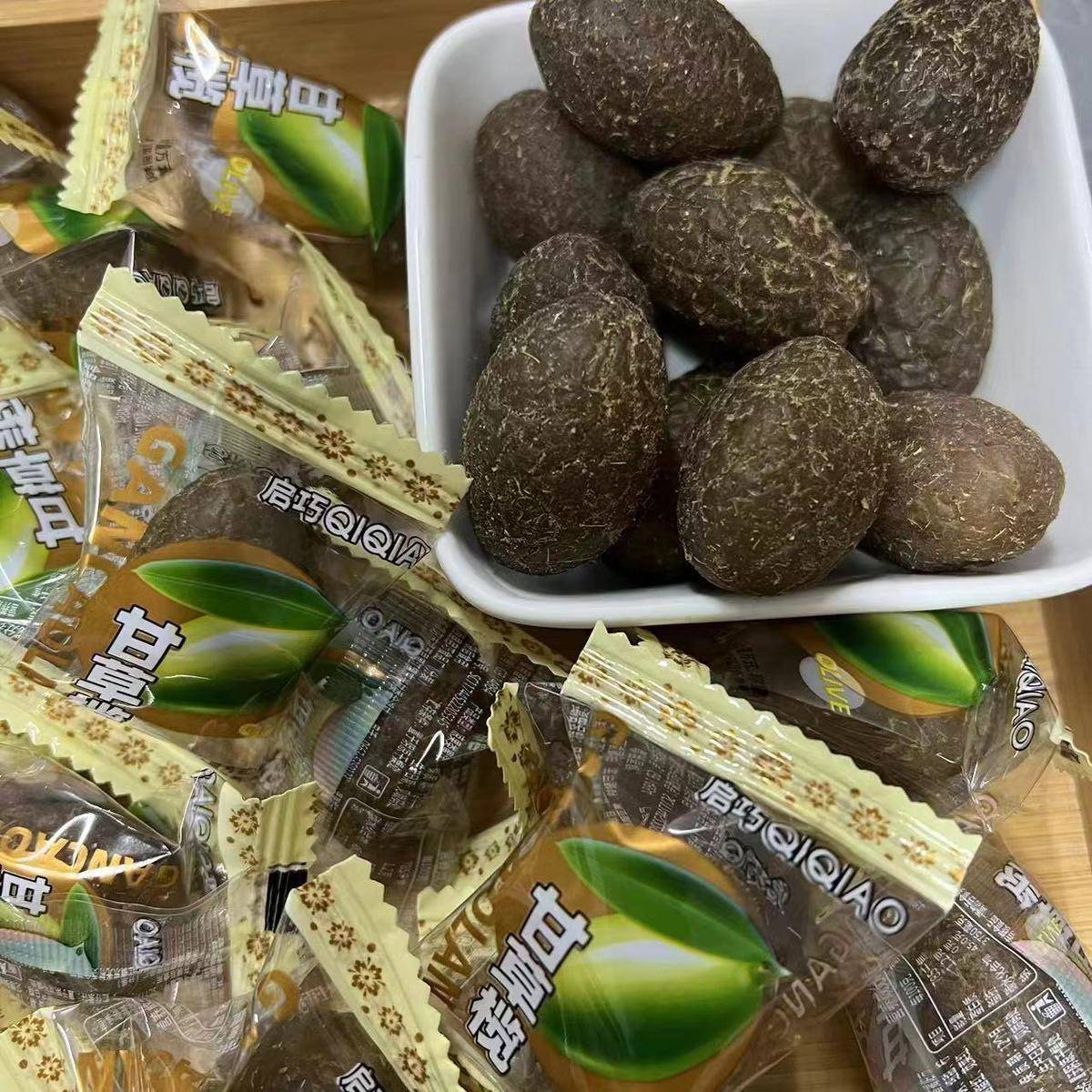 启巧潮汕特产甘草橄榄甜橄榄休闲零食果脯九制果干独立包装多规格