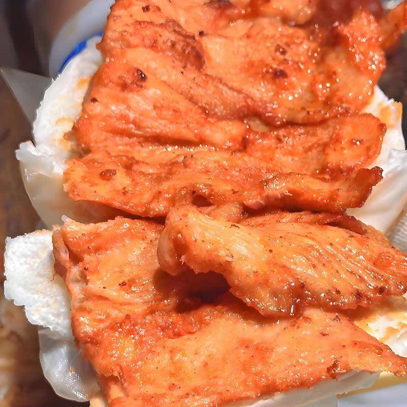 新货180g超级特大里脊肉串商用大鸡肉片鸡柳肉夹馍手抓饼配菜专用