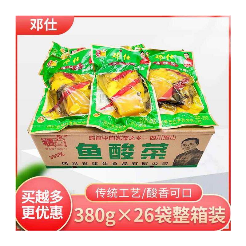 四川特产邓仕鱼酸菜380g*2