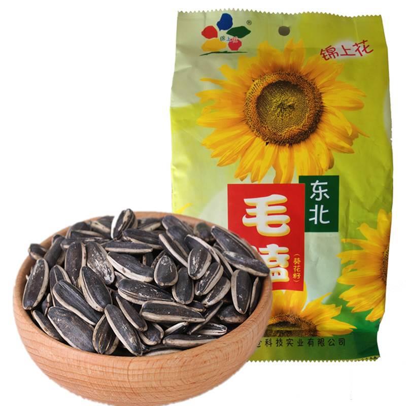 锦上花 毛嗑瓜子葵花籽五香味350g*6袋 东北特产休闲零食年货小吃