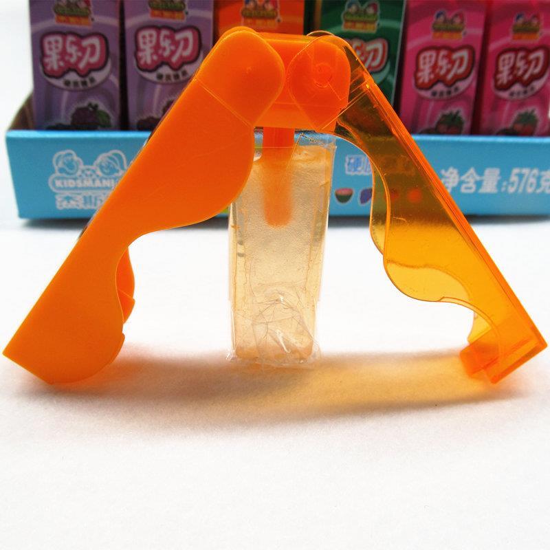 10个包邮杰斯曼果乐刀儿童玩具糖果草莓葡萄西瓜橙子味硬质糖零食