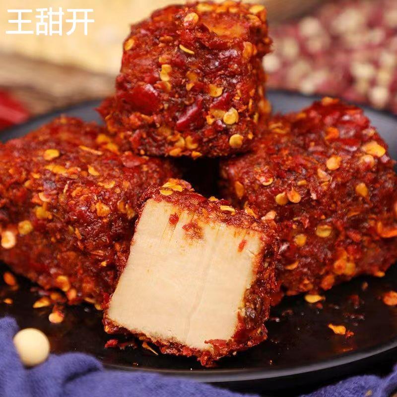 四川重庆达州麻辣霉豆腐腐乳重庆特产红方豆腐乳川味毛豆腐下饭菜