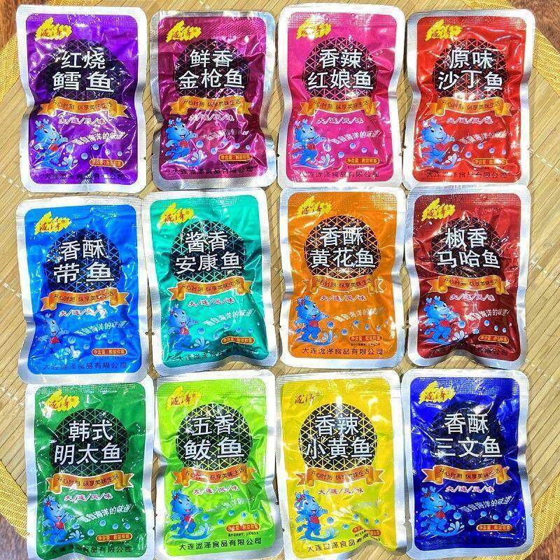 小黄鱼泷泽食品大连特产鱼排小黄鱼尾即食海鲜零食散装小吃小鱼仔