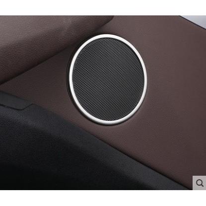 适用宝马新X3车门喇叭圈亮条音响罩装饰框内饰改装19款X4饰品用品