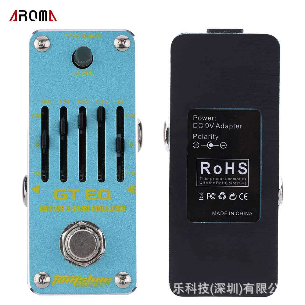 工厂直销 阿诺玛AROMA AEG-3 GT EQ单块效果器 电吉他5段均衡器
