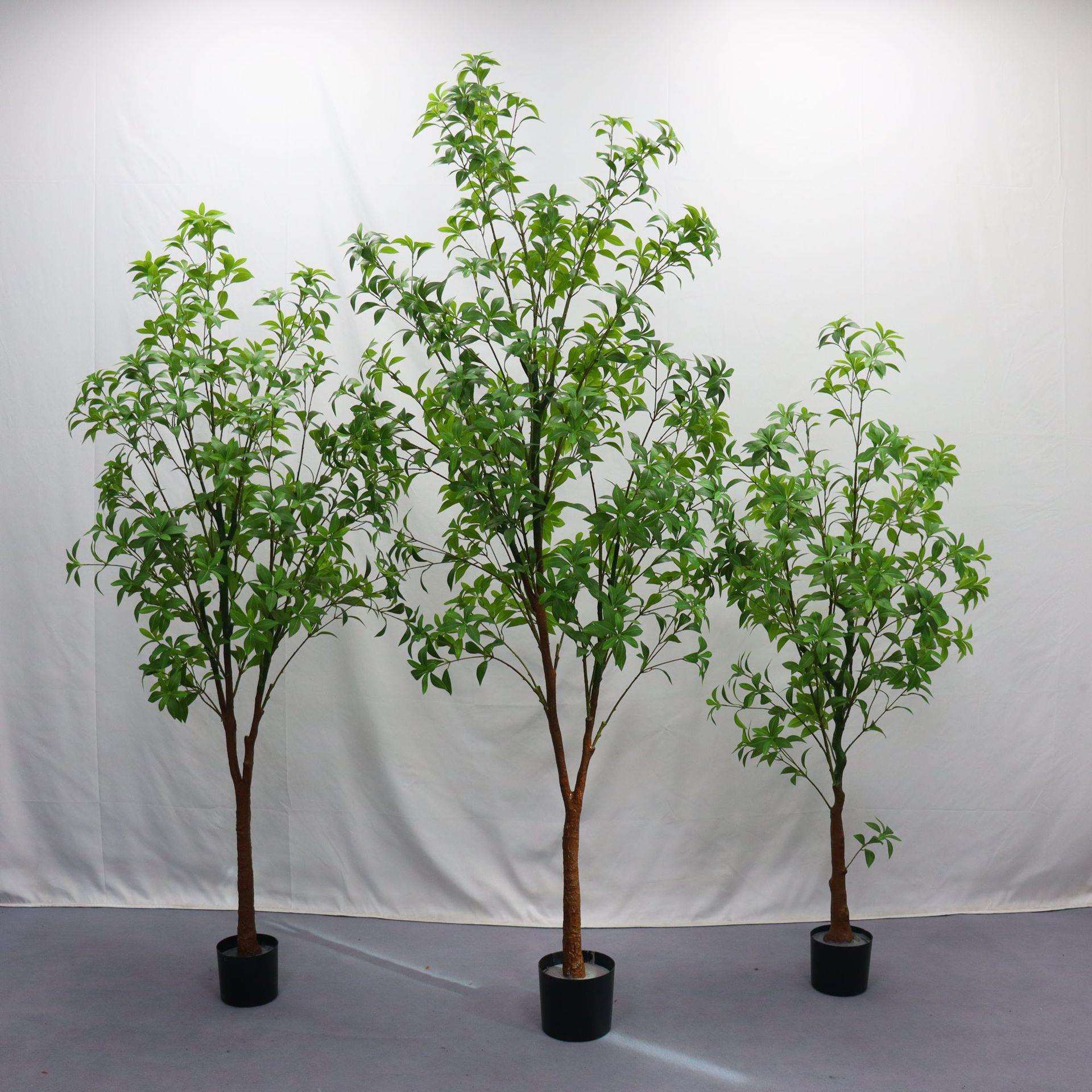 仿真植物马醉木盆栽日系绿植网红名宿家居装饰摆件商场造景盆景