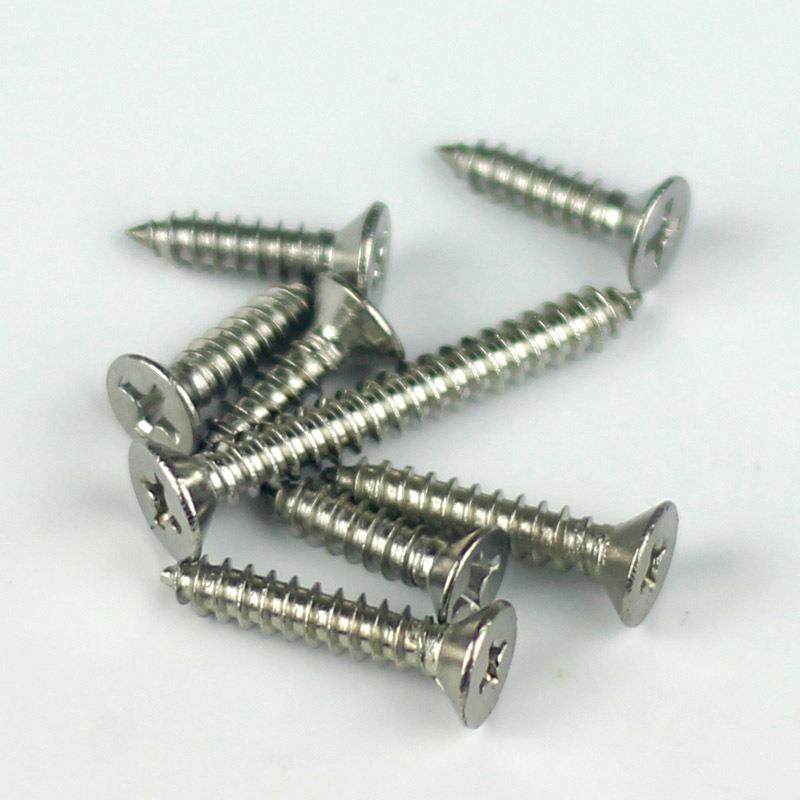 ST5.5不锈钢304沉头自攻螺丝平头十字自攻钉木螺丝GB846-85