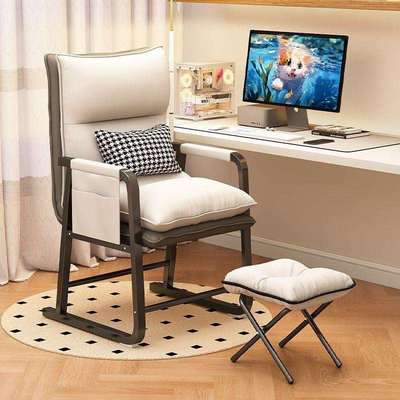 懒人沙发躺椅折叠午休椅办公午睡可坐可躺两用电脑椅家用休闲椅子