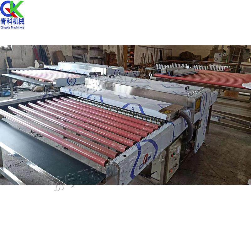 玻璃清洗烘干一体机滚式毛刷玻璃清洗机全胶辊卧式玻璃清理设备